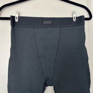 Skims Cotton Rib Legging – Soot